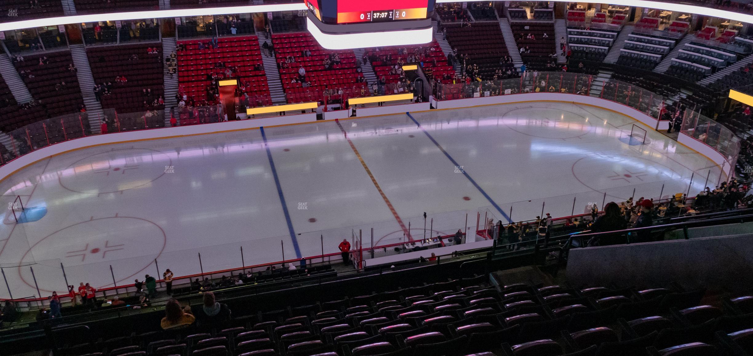 Seating view for Canadian Tire Centre Section 323