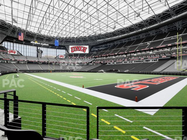 Seating view for Allegiant Stadium Section 127