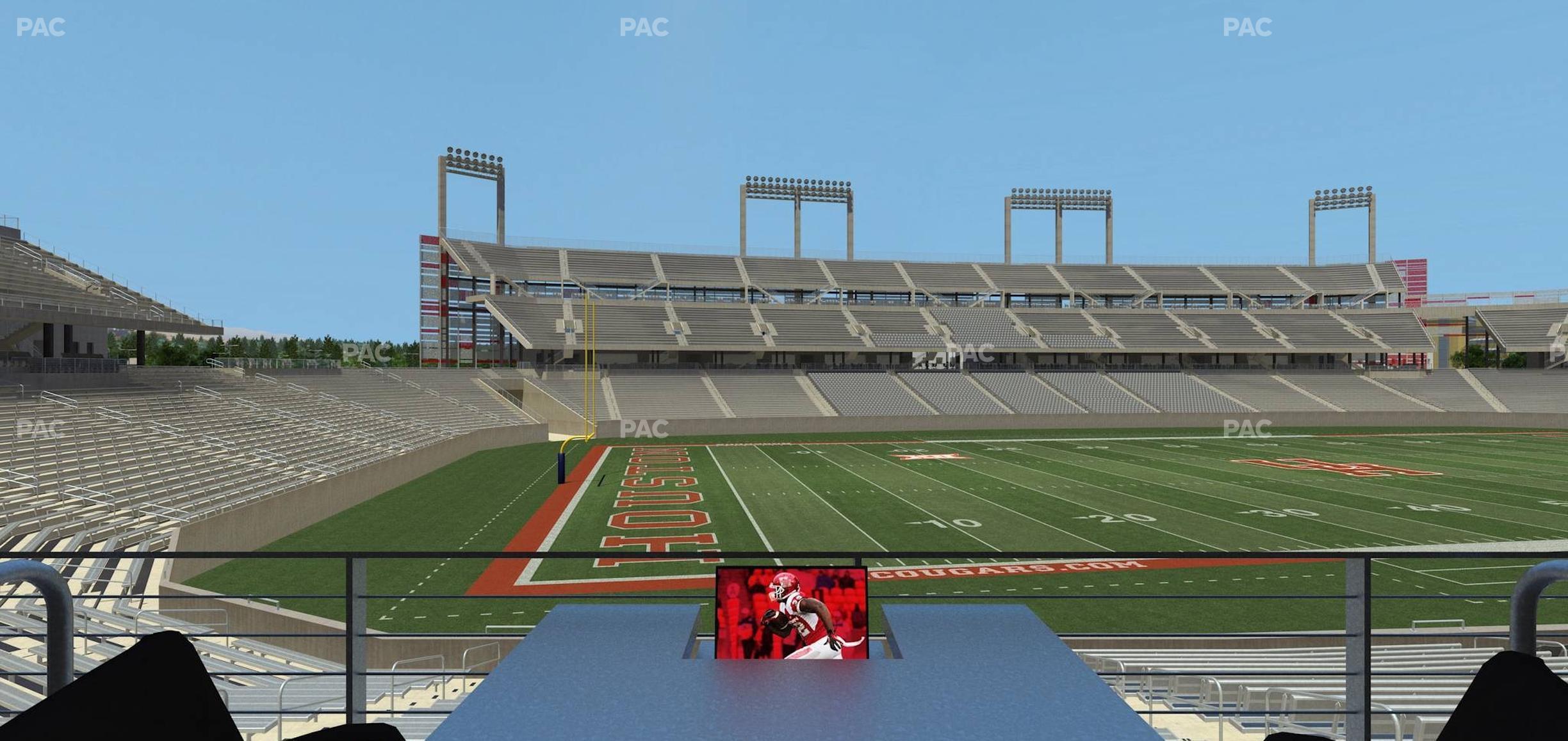 Seating view for TDECU Stadium Section Loge Box 24