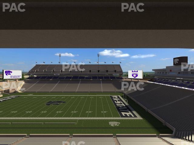 Seating view for Bill Snyder Family Stadium Section Loge 328