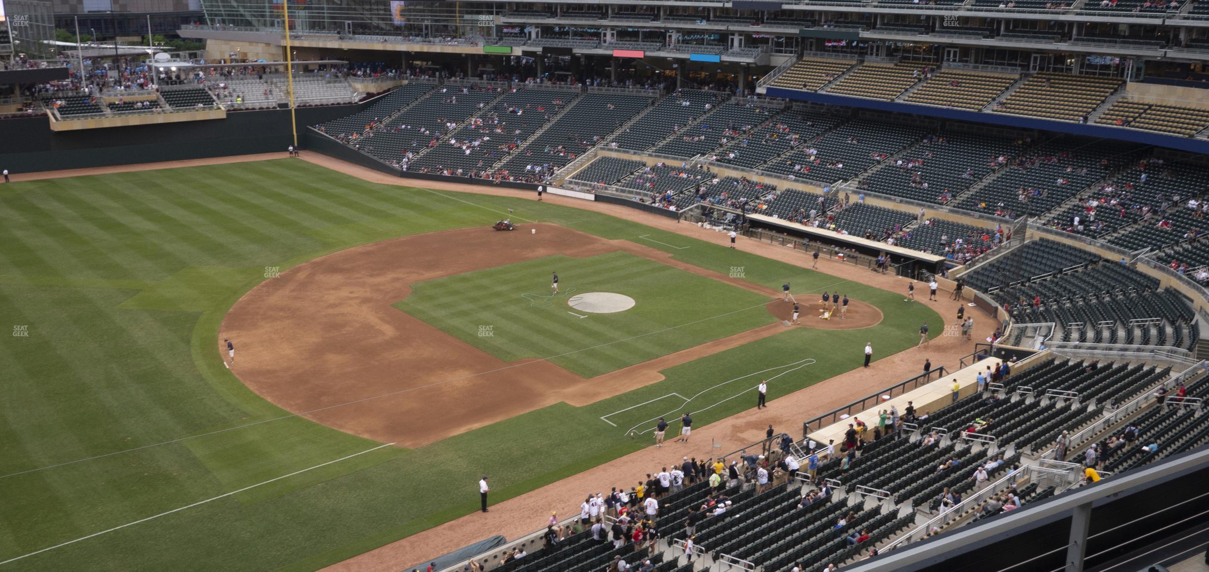 Seating view for Target Field Section 224