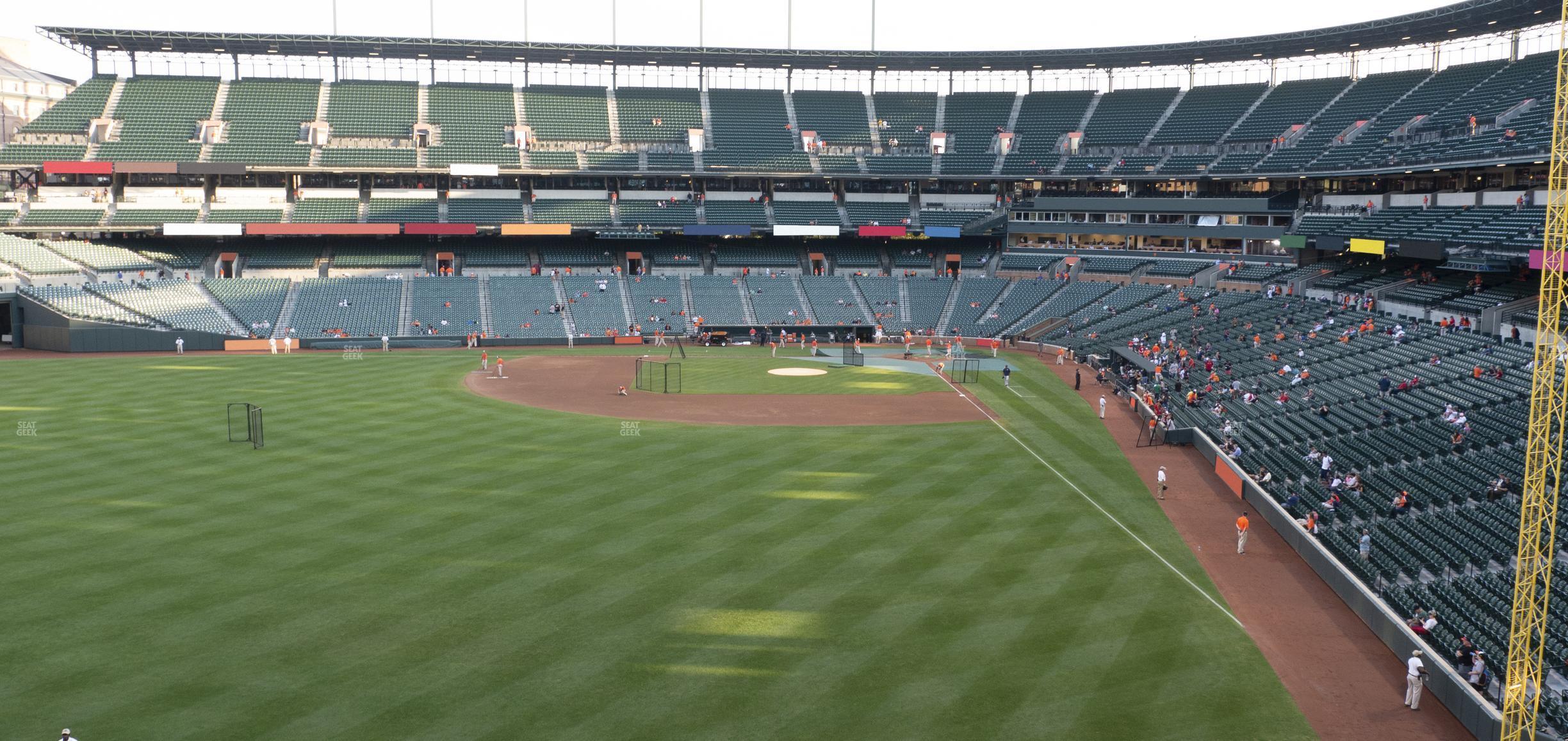 Seating view for Oriole Park at Camden Yards Section 284