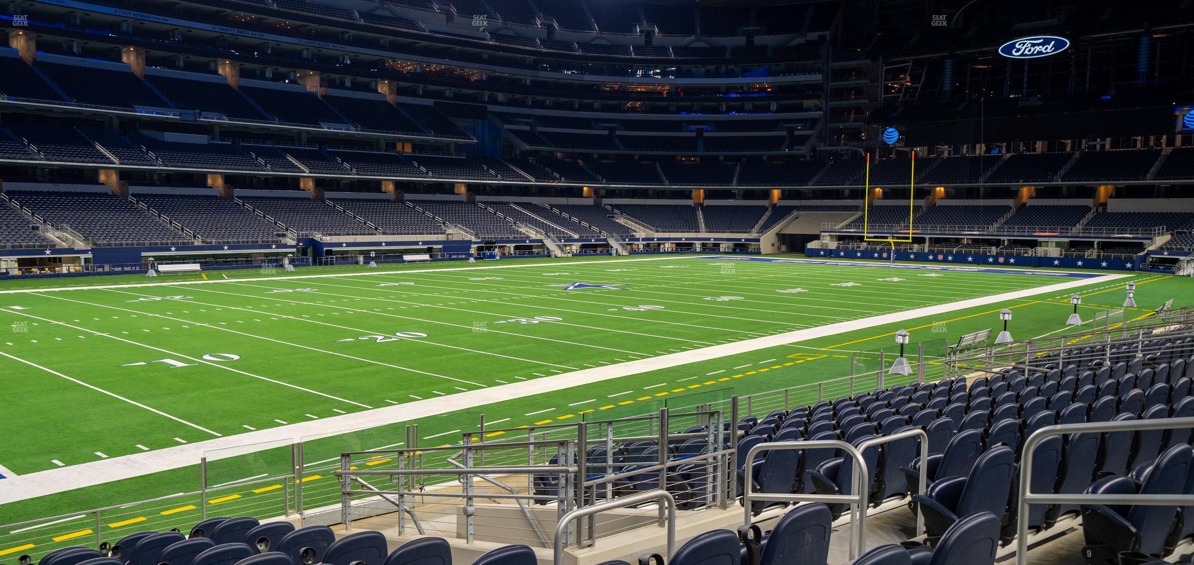 Seating view for AT&T Stadium Section C 115