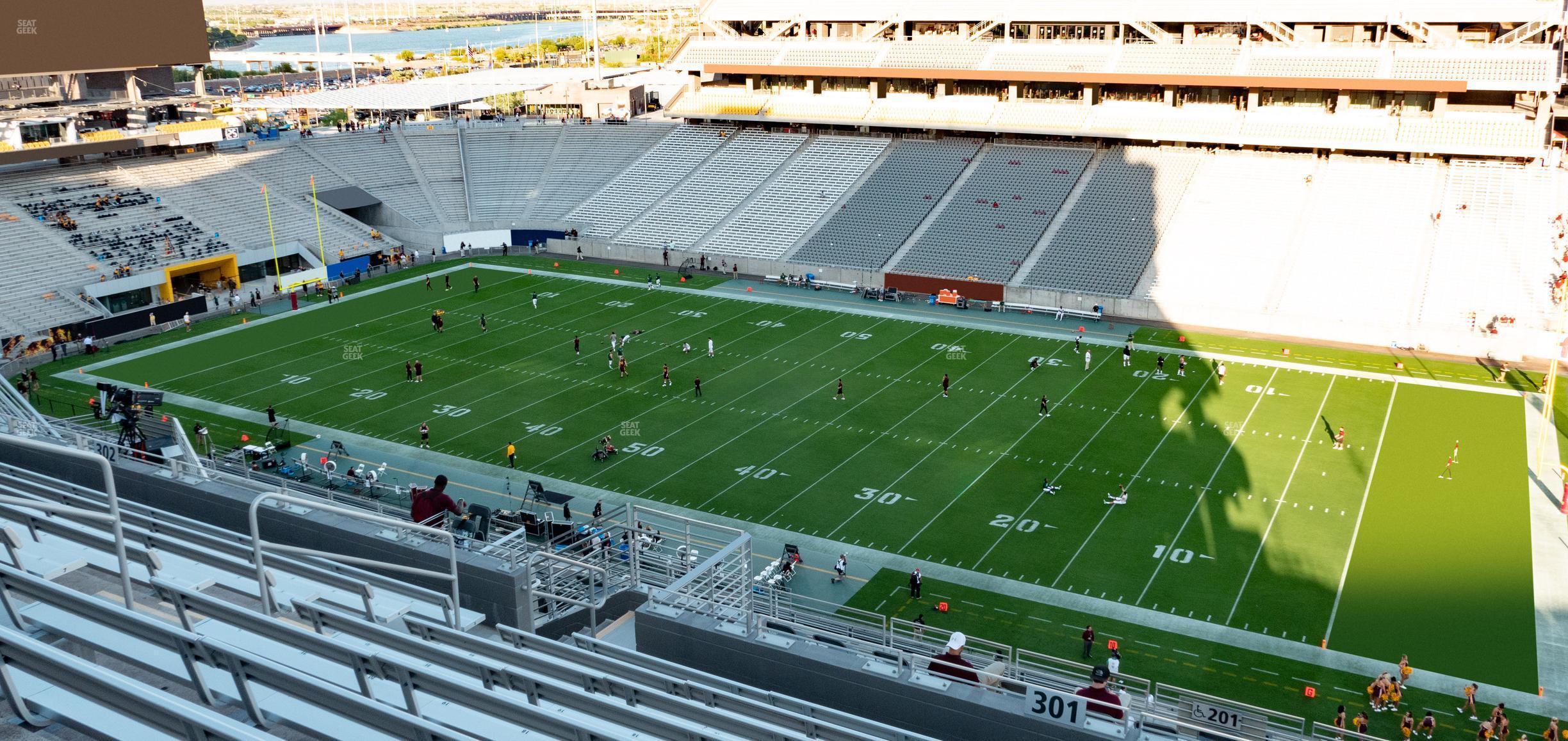 Seating view for Mountain America Stadium Section 301