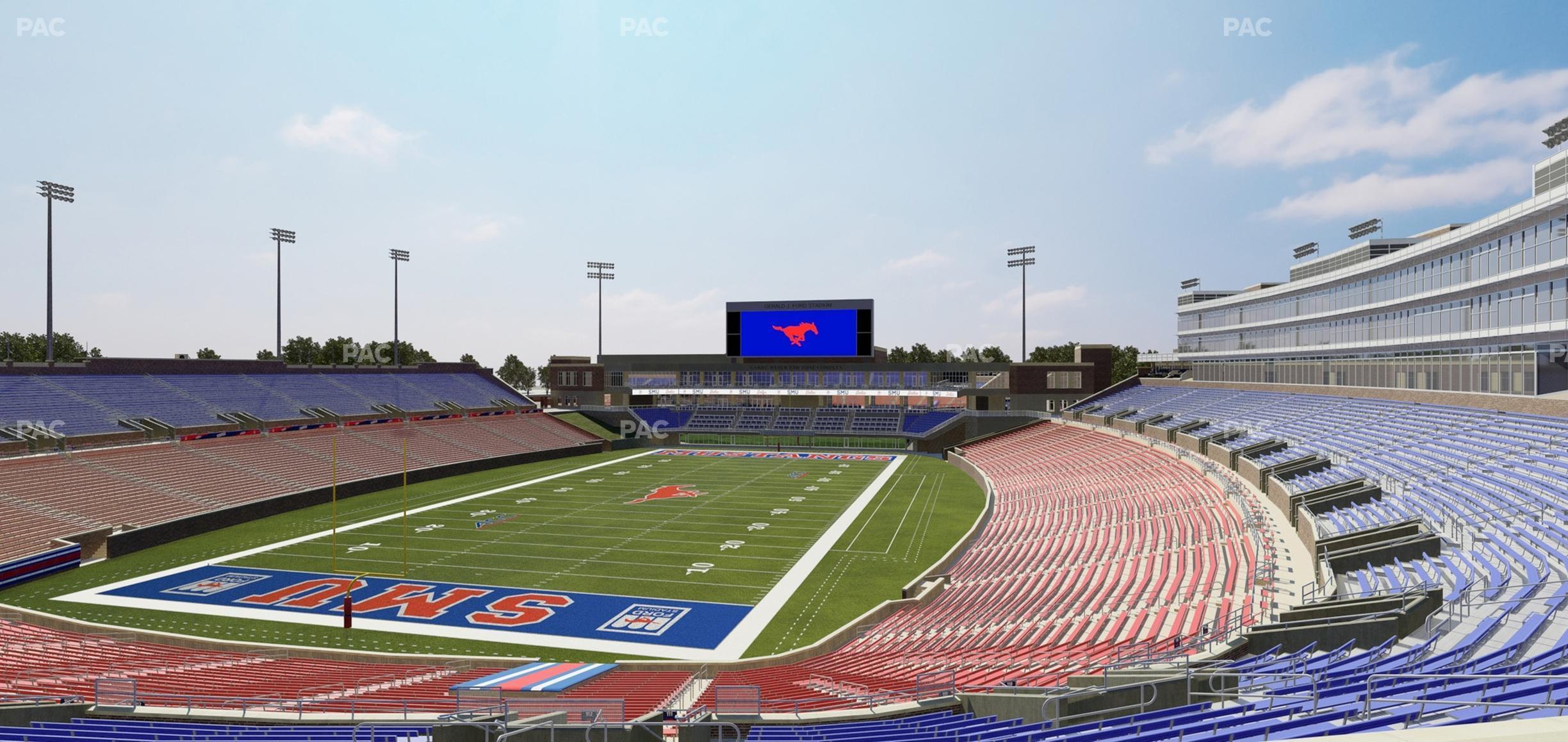 Seating view for Gerald Ford Stadium Section 323