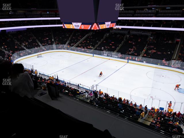 Seating view for Rogers Place Section Loge 5