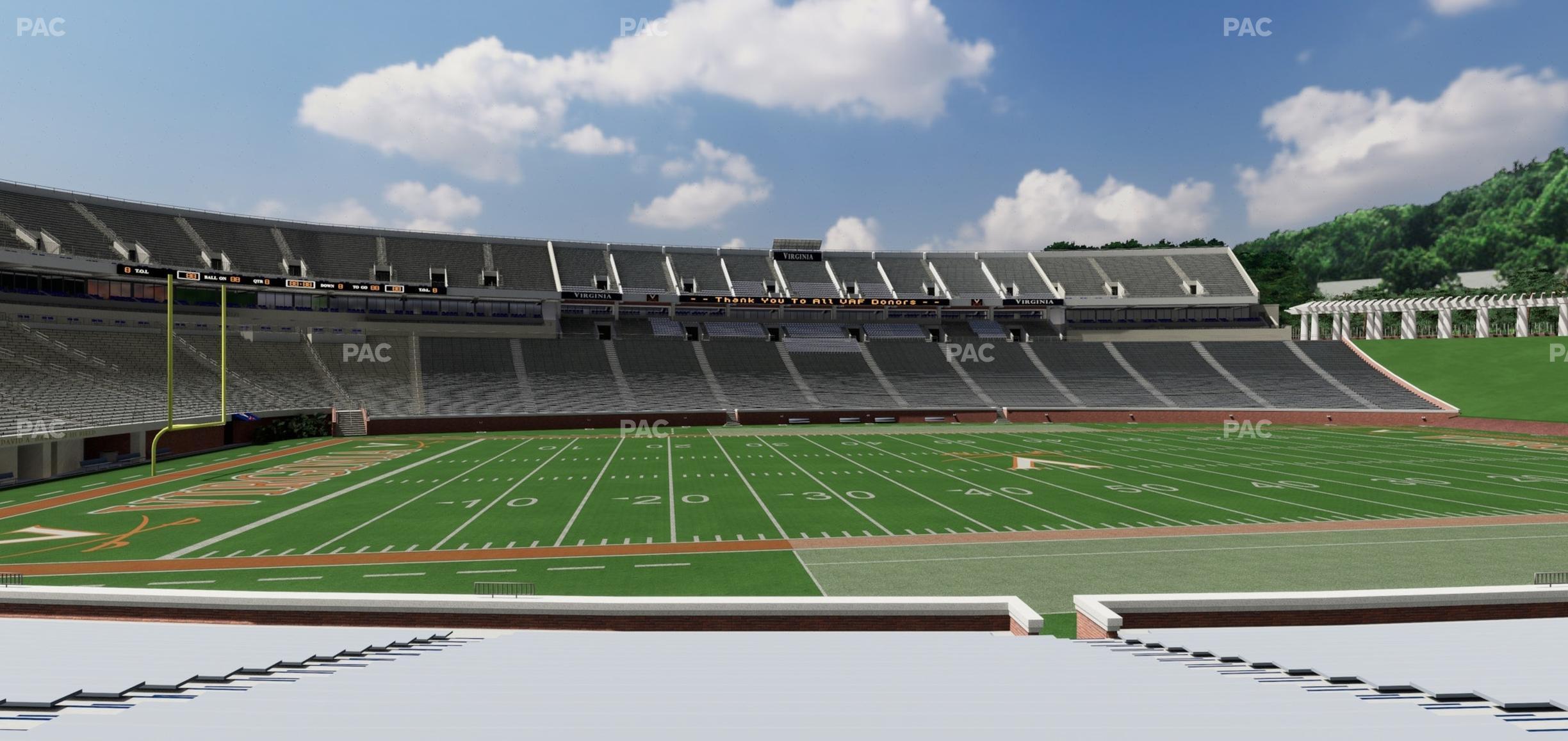 Seating view for Scott Stadium Section 109