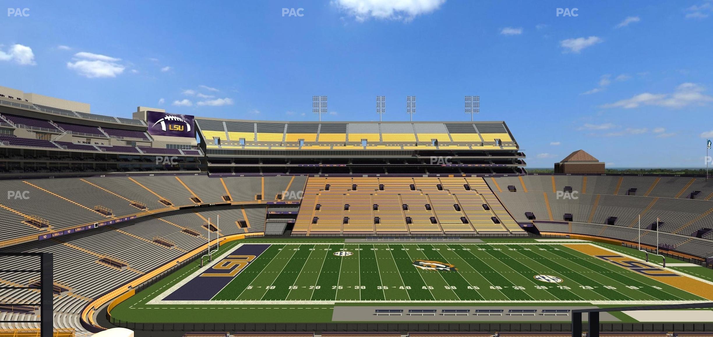 Seating view for Tiger Stadium Section Suite 117