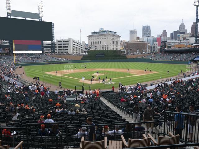 Seating view for Comerica Park Section 127