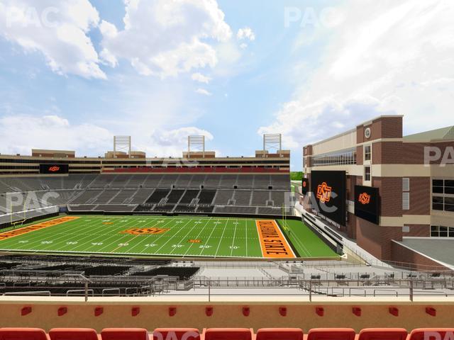 Seating view for Boone Pickens Stadium Section Club 504