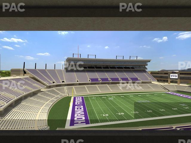 Seating view for Amon G Carter Stadium Section Champions Suite 17