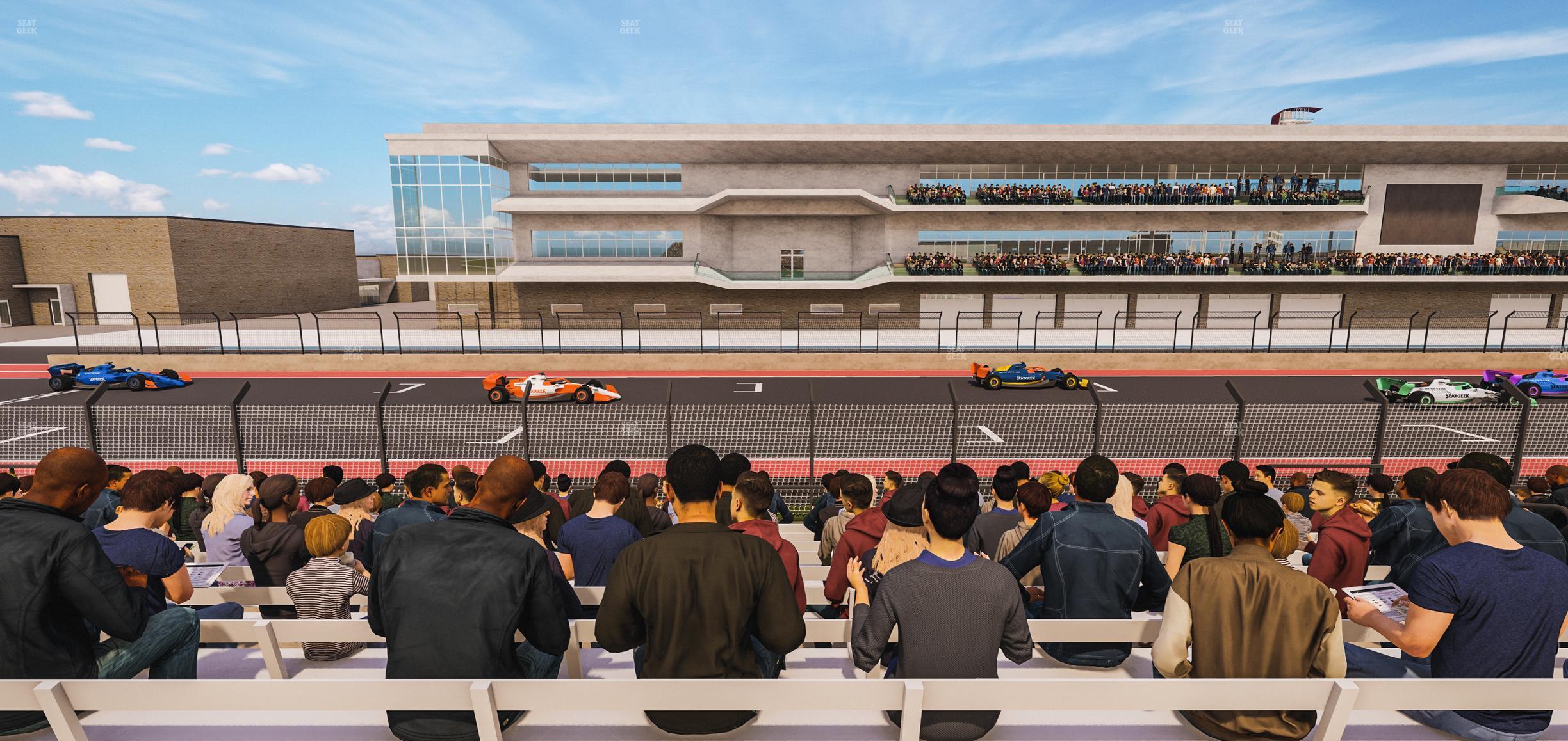 Seating view for Circuit of The Americas Section Main Grandstand Loge 3 C