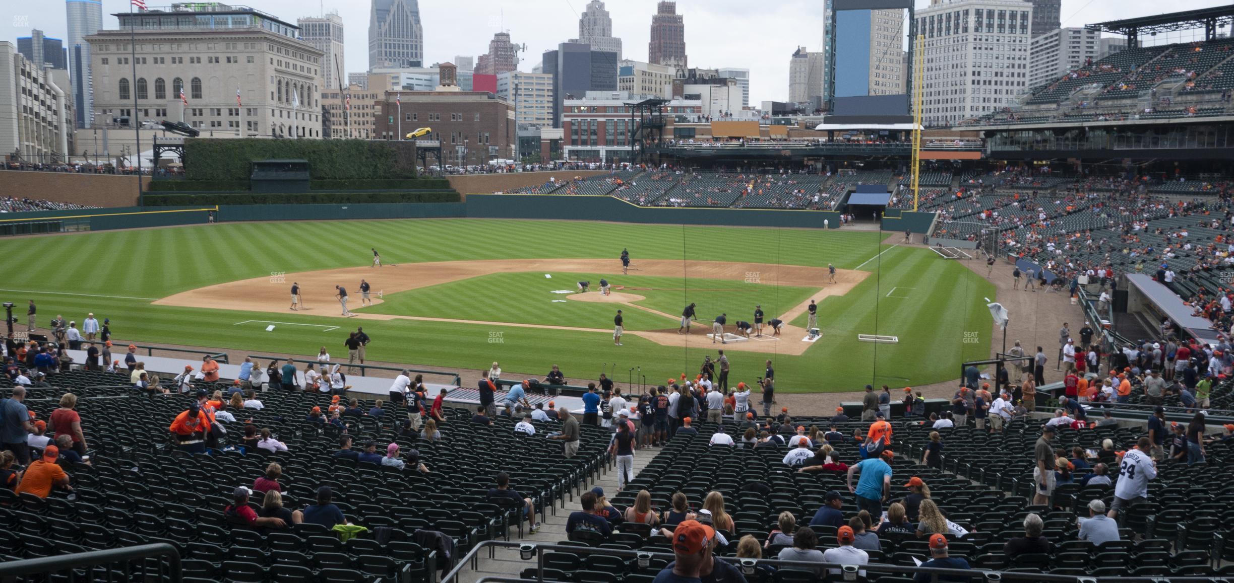 Seating view for Comerica Park Section 130