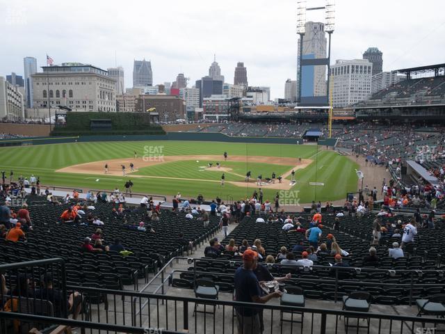 Seating view for Comerica Park Section 130