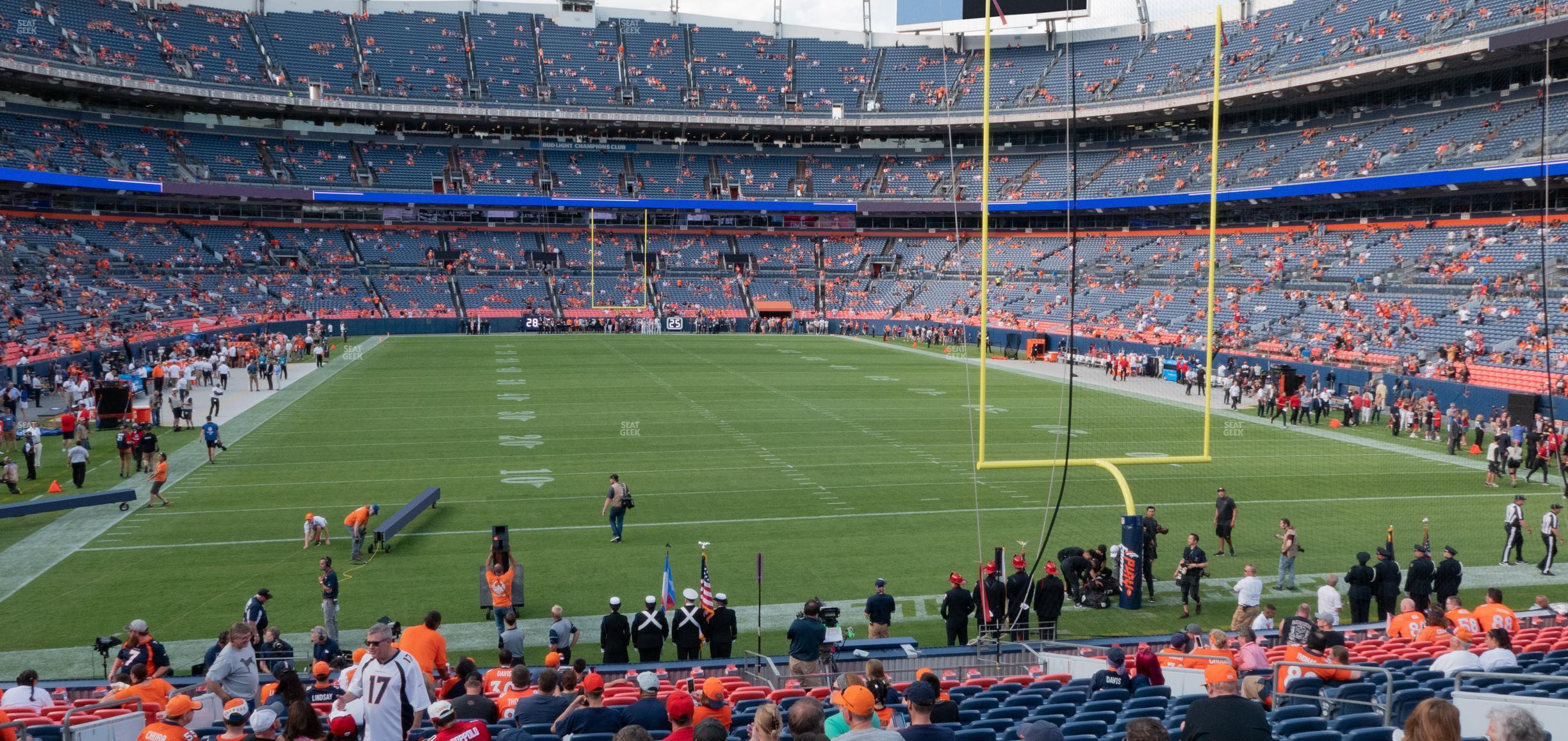 Seating view for Empower Field at Mile High Section 133