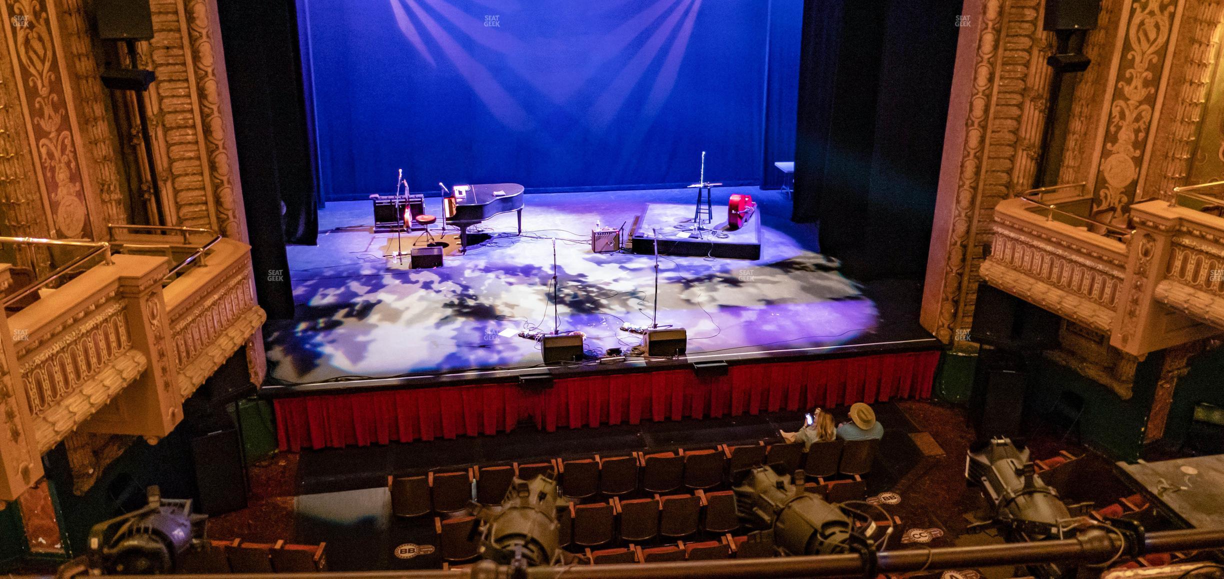 Seating view for Paramount Theatre Austin Section Mezzanine Left Center