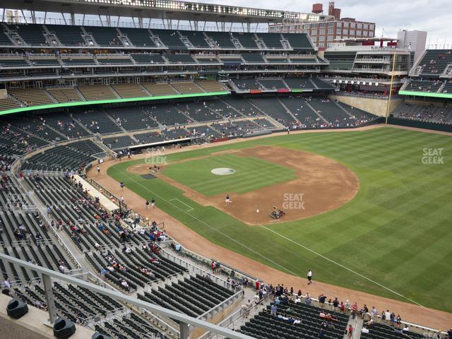 Seating view for Target Field Section 204