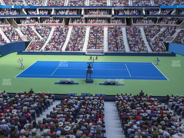 Seating view for Arthur Ashe Stadium Section Suite 237