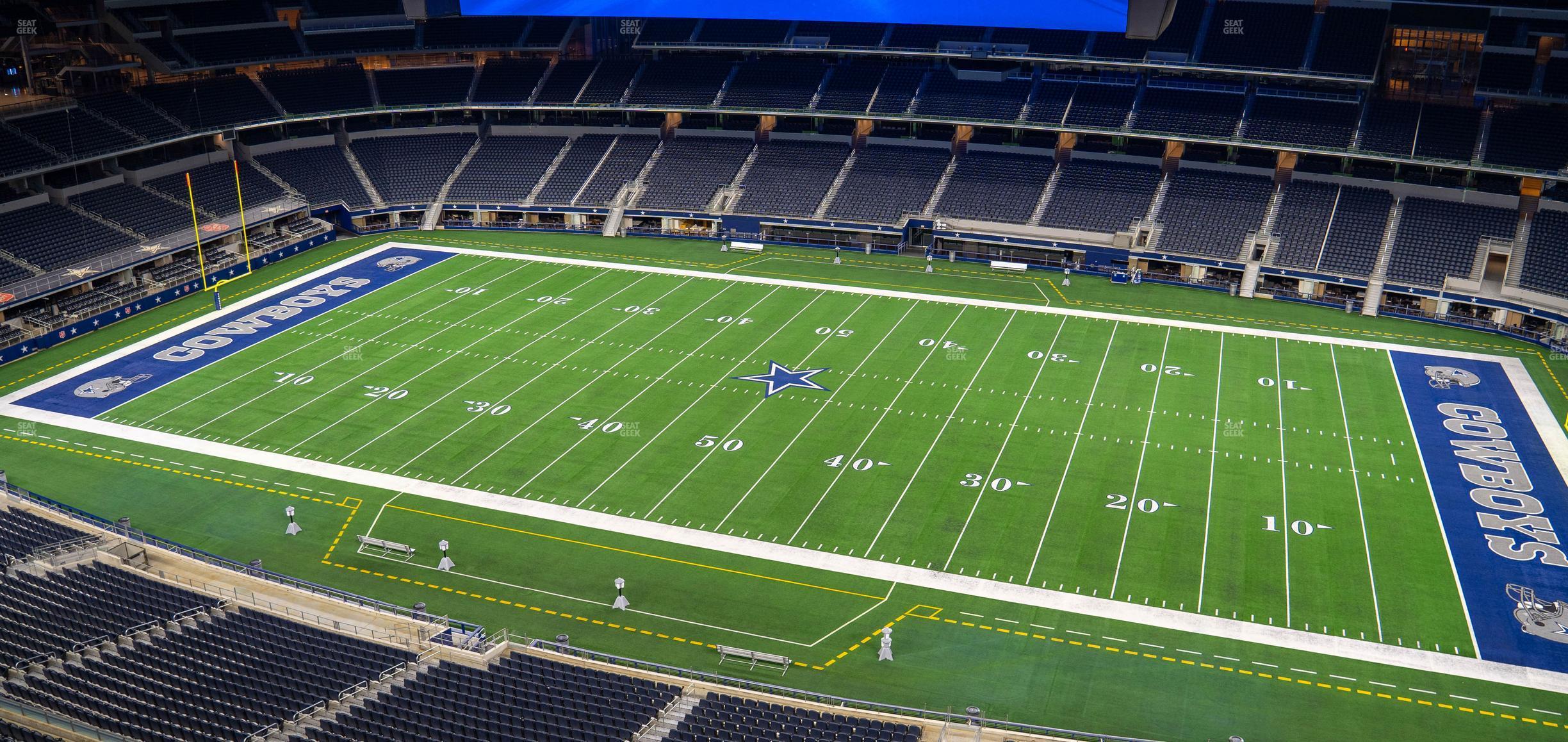 Seating view for AT&T Stadium Section Star Suite 631