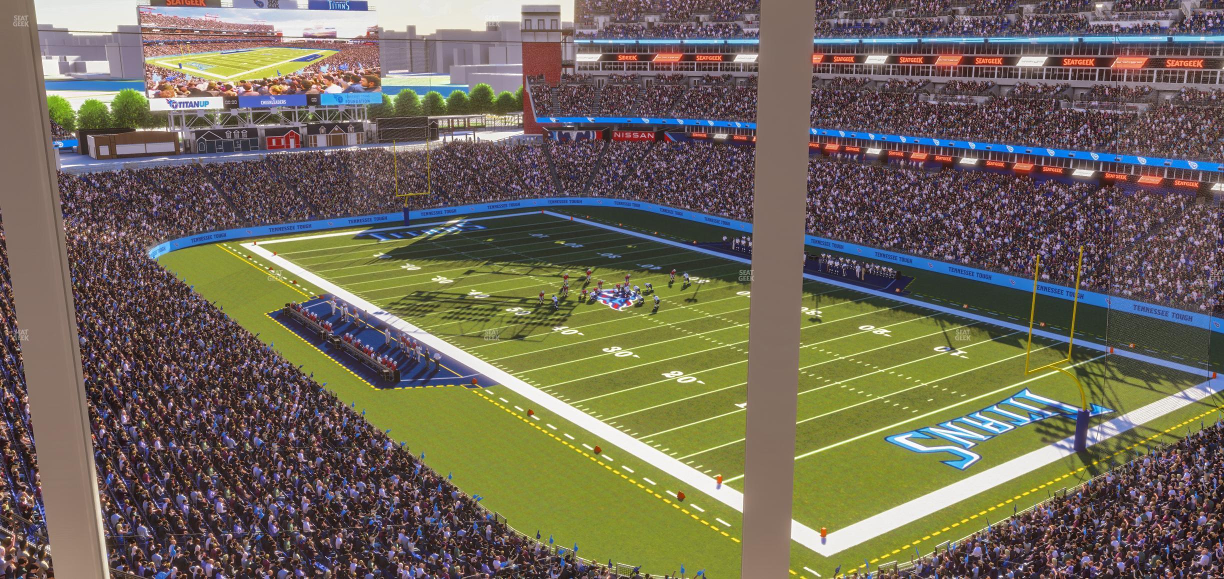 Seating view for Nissan Stadium Section Suite 601 E