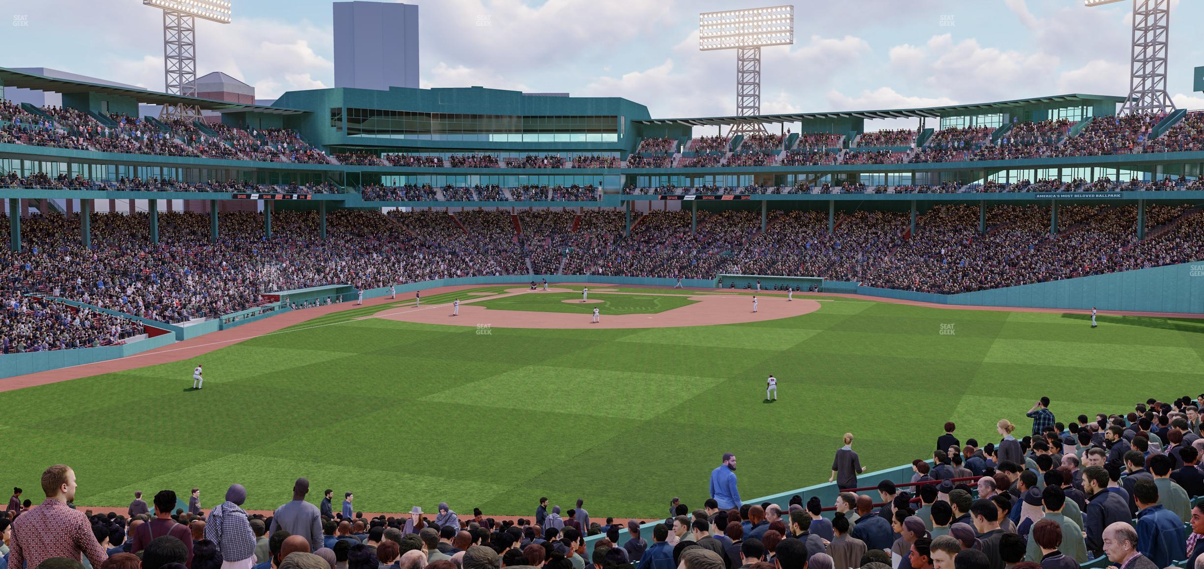 Seating view for Fenway Park Section Bleacher 39