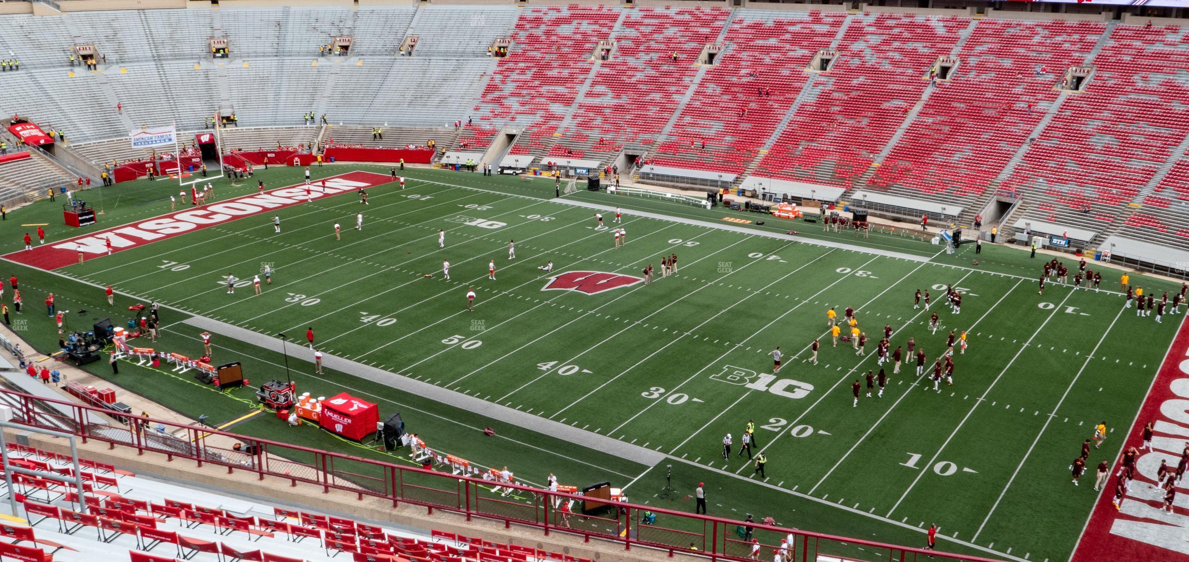 Seating view for Camp Randall Stadium Section Cc