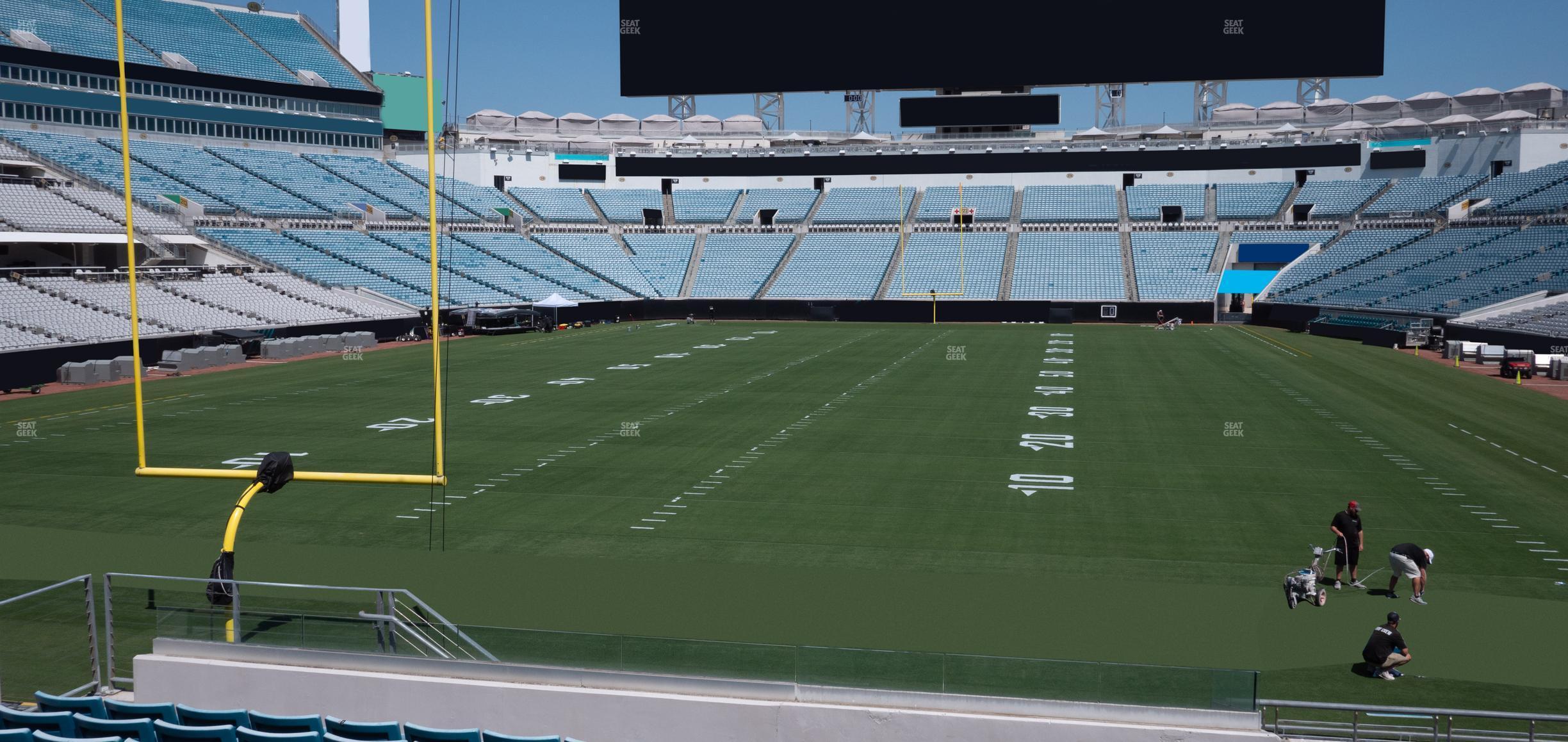 Seating view for EverBank Stadium Section 147