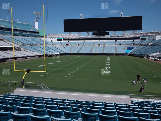 Seating view for EverBank Stadium Section 147