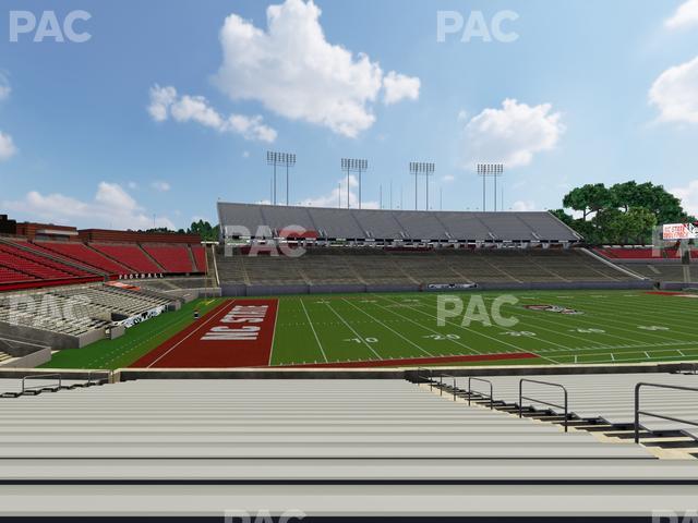 Seating view for Carter-Finley Stadium Section 23