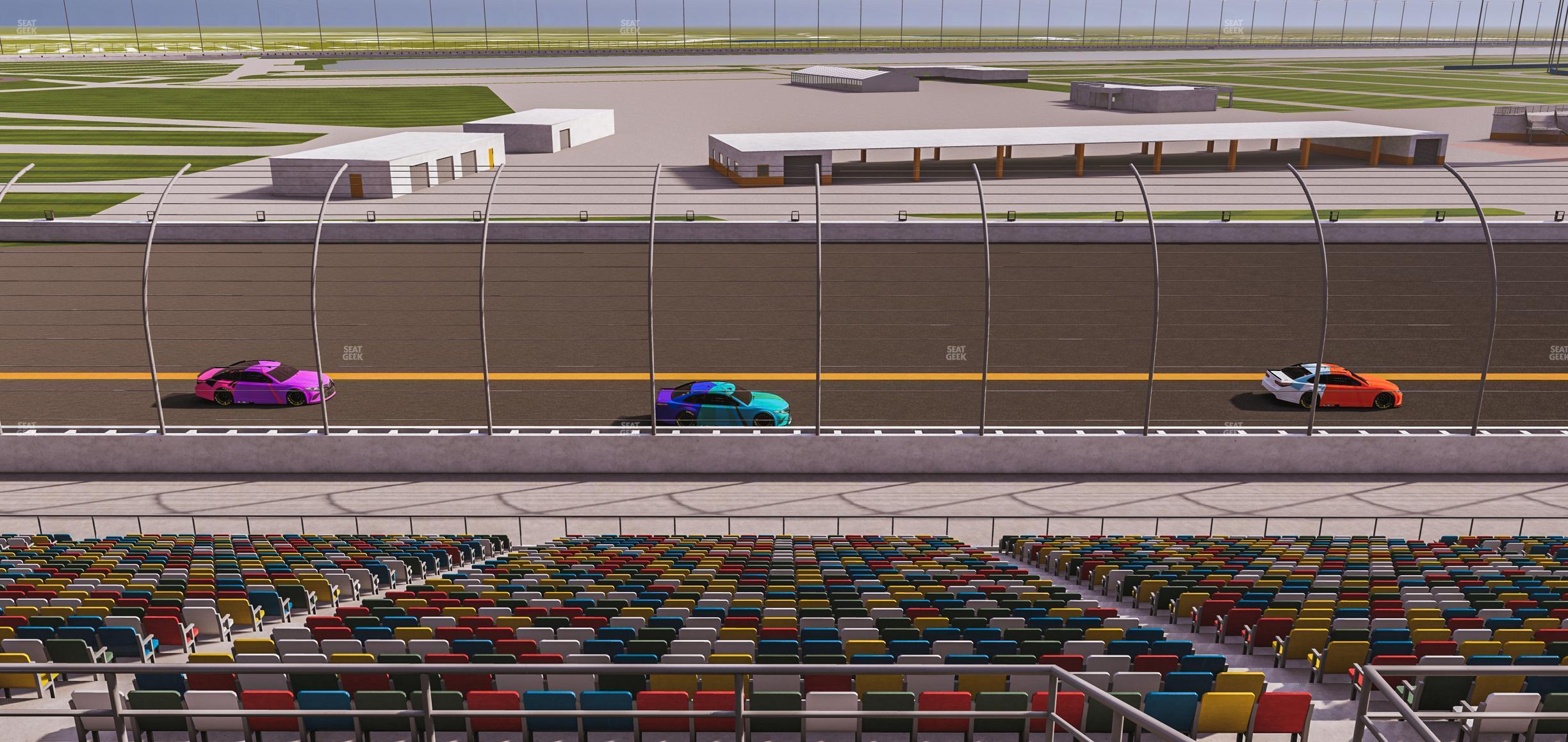 Seating view for Daytona International Speedway Section Back 113