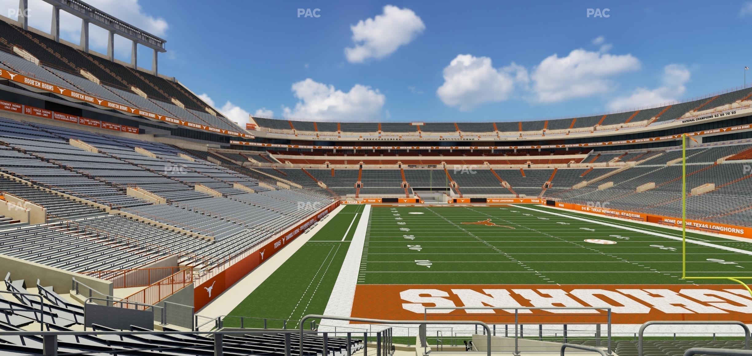 Seating view for Darrell K Royal - Texas Memorial Stadium Section 41 C