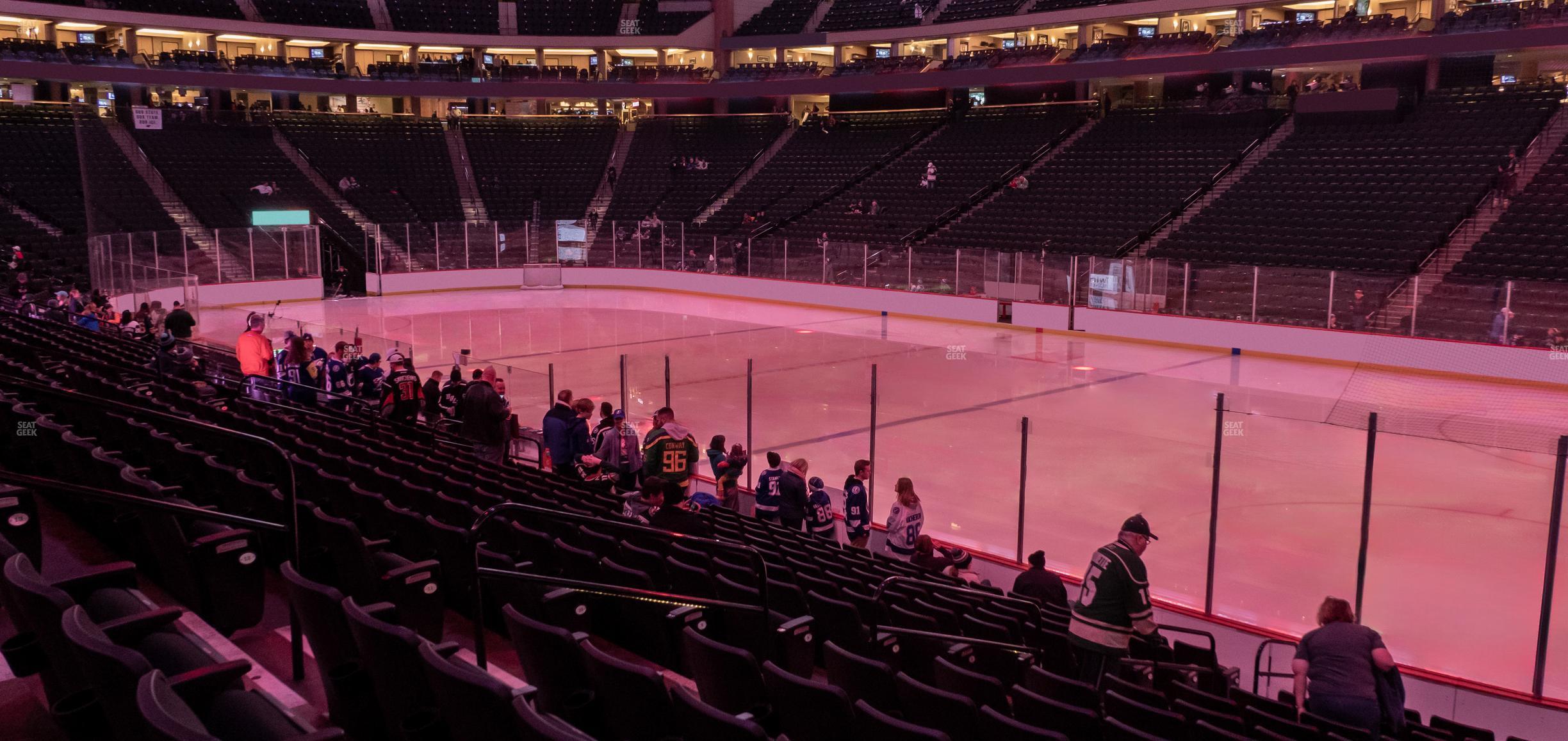 Seating view for Xcel Energy Center Section 114