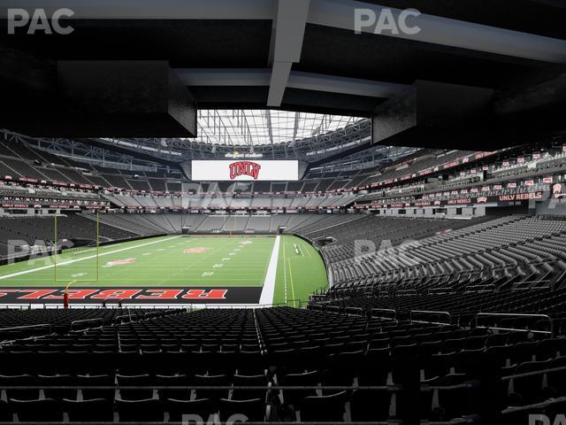 Seating view for Allegiant Stadium Section 143