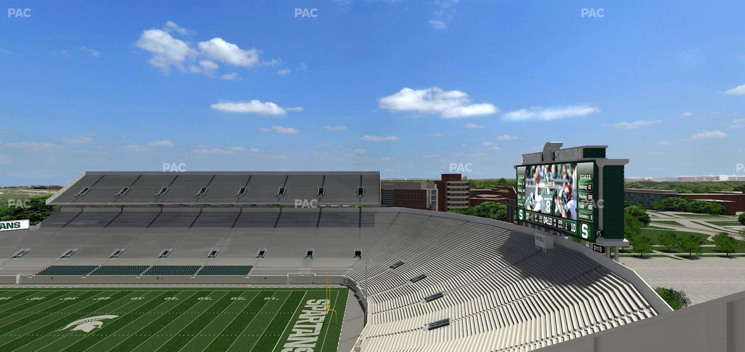 Seating view for Spartan Stadium (Michigan) Section 120