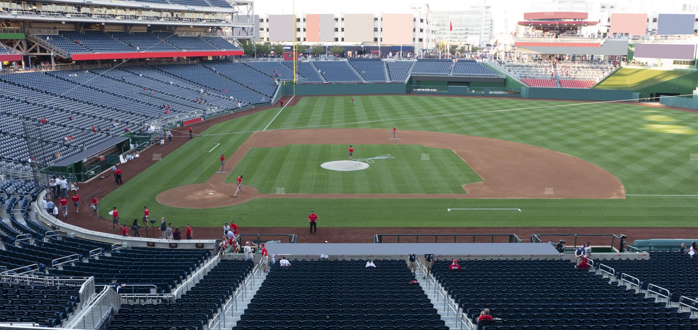 Seating view for Nationals Park Section Fis Champions Club 218