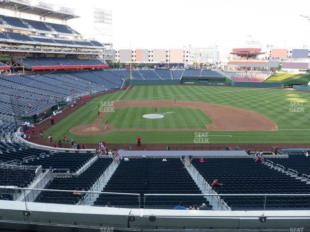 Seating view for Nationals Park Section Fis Champions Club 218