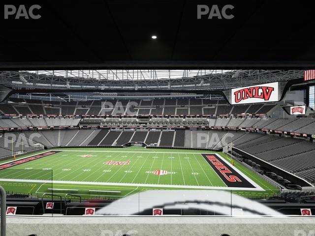 Seating view for Allegiant Stadium Section East Suite 2014