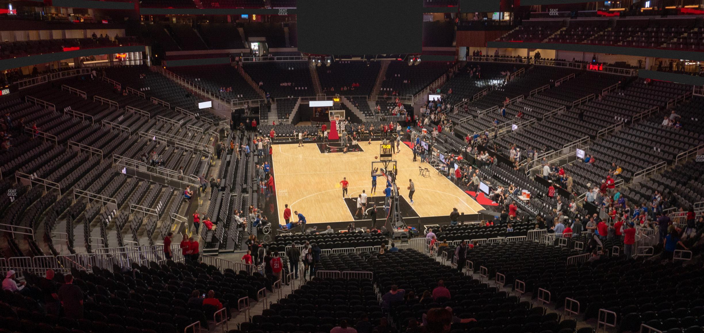 Seating view for State Farm Arena Section T 6