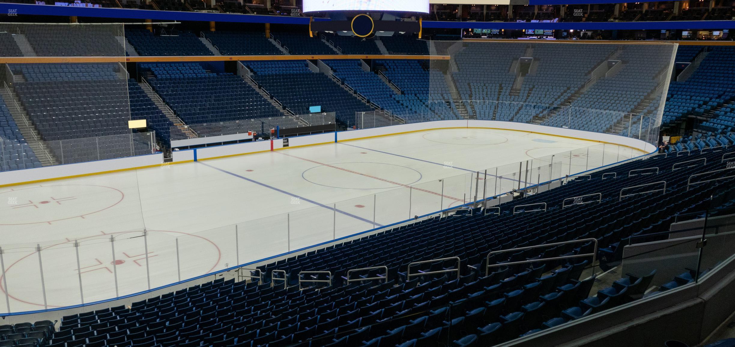 Seating view for KeyBank Center Section 221