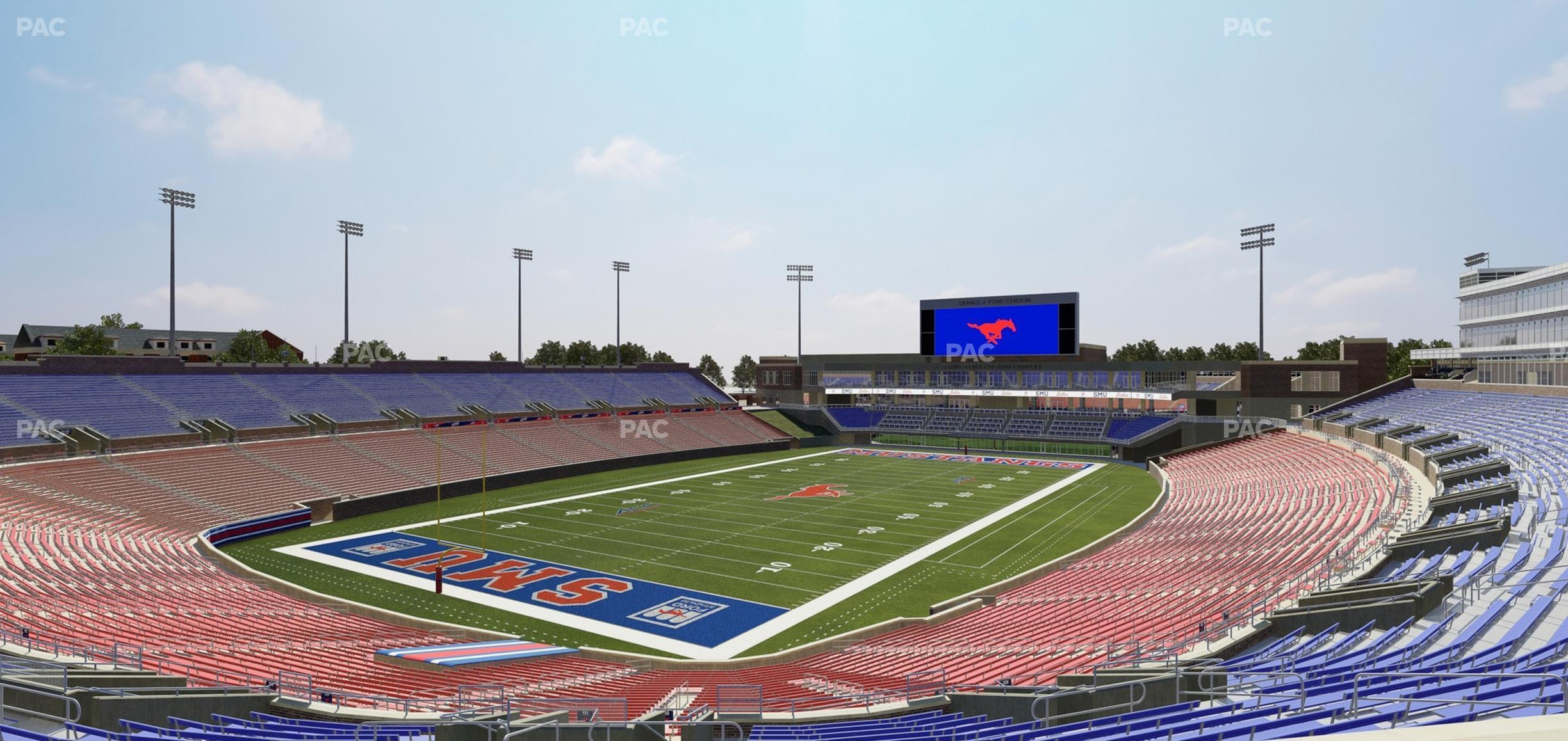 Seating view for Gerald Ford Stadium Section 321