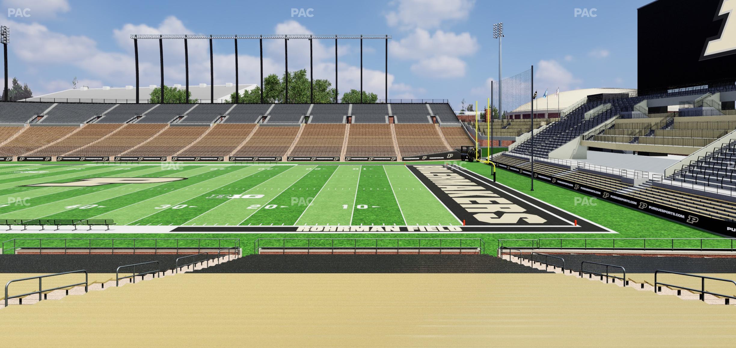 Seating view for Ross Ade Stadium Section 128