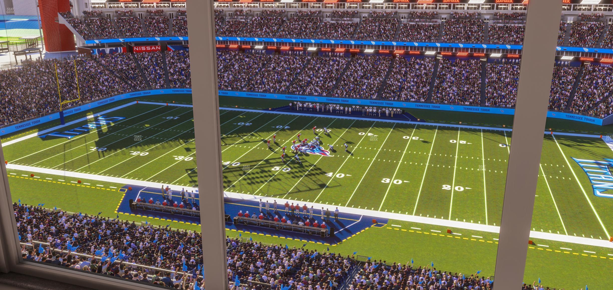 Seating view for Nissan Stadium Section Suite 614 E