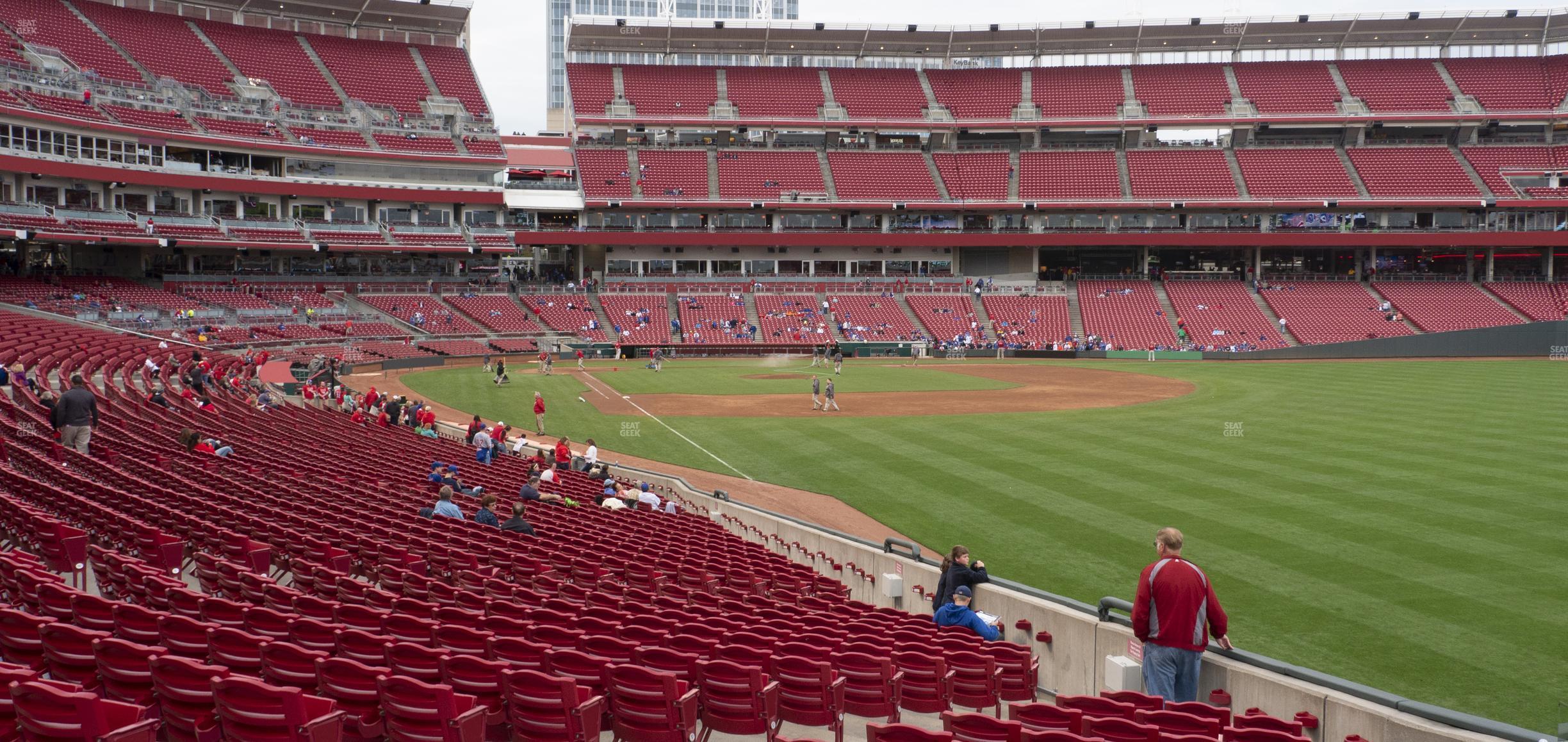 Seating view for Great American Ball Park Section 138