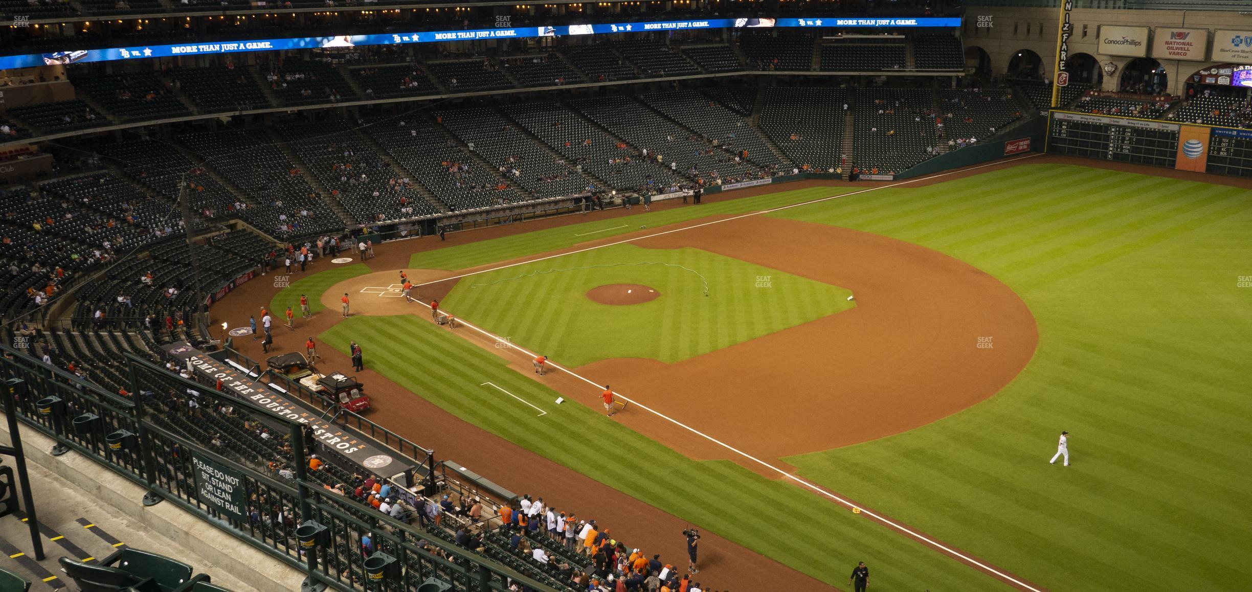 Seating view for Minute Maid Park Section 330