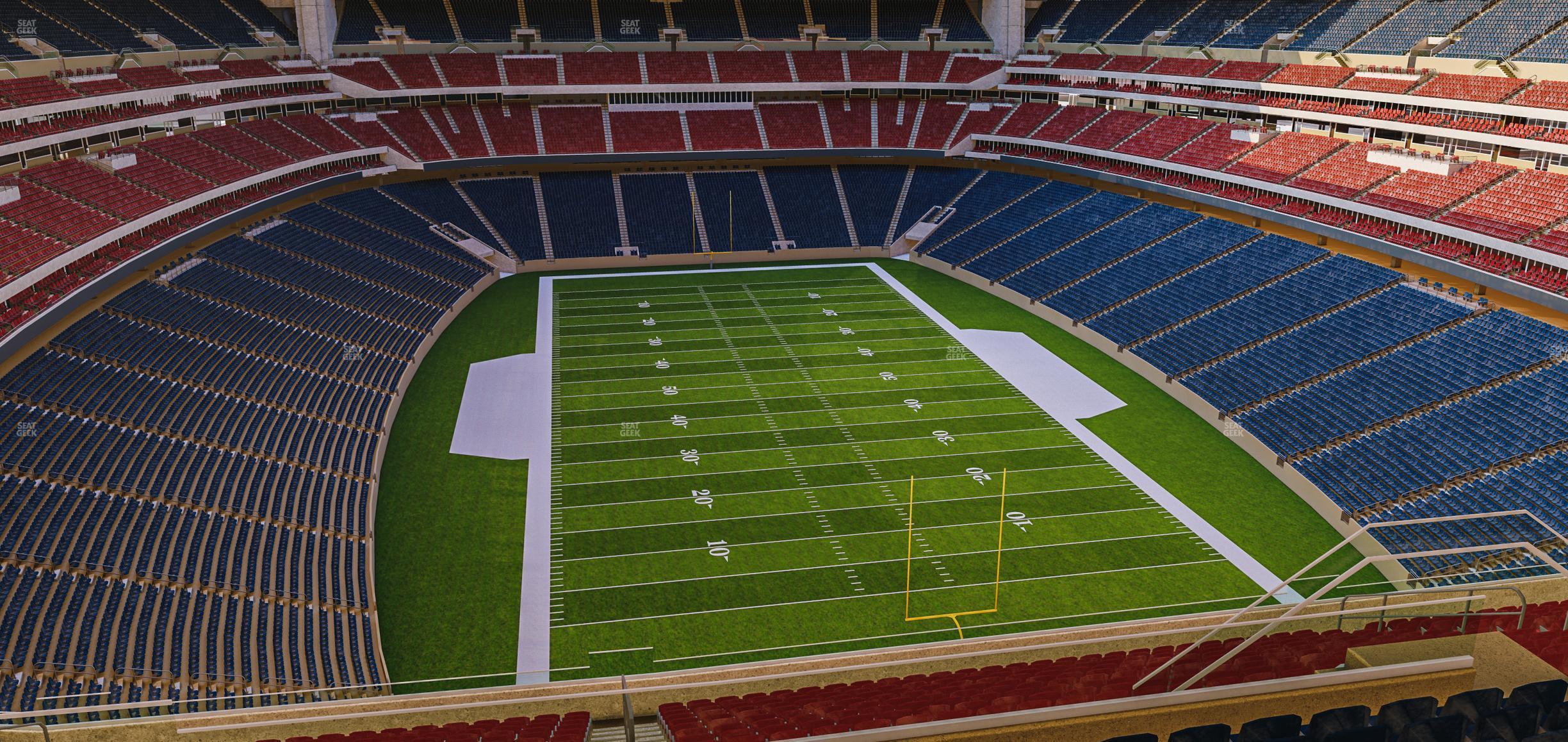 Seating view for NRG Stadium Section 623