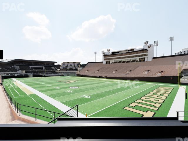 Seating view for FirstBank Stadium Section North Endzone Terrace Sro E