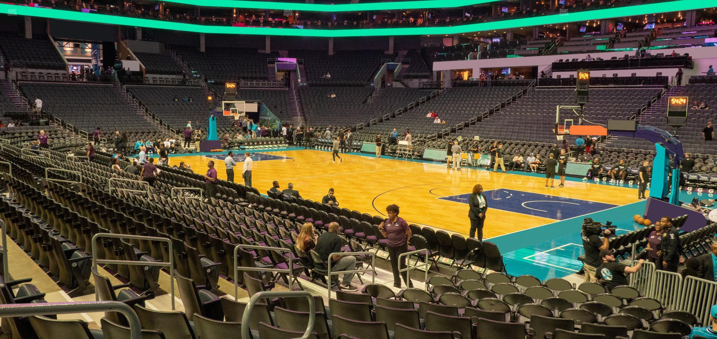 Seating view for Spectrum Center Section 112