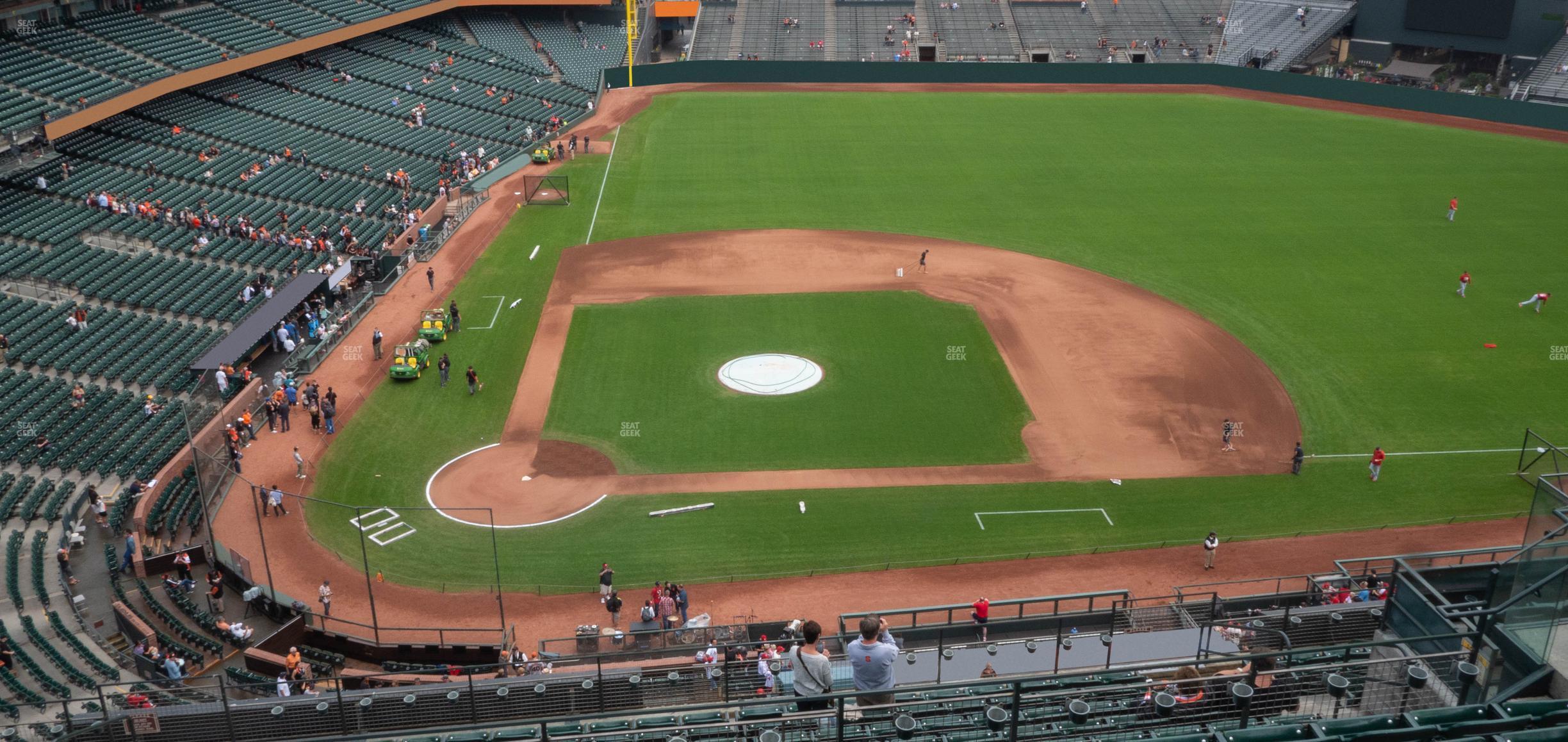 Seating view for Oracle Park Section View Reserved 310