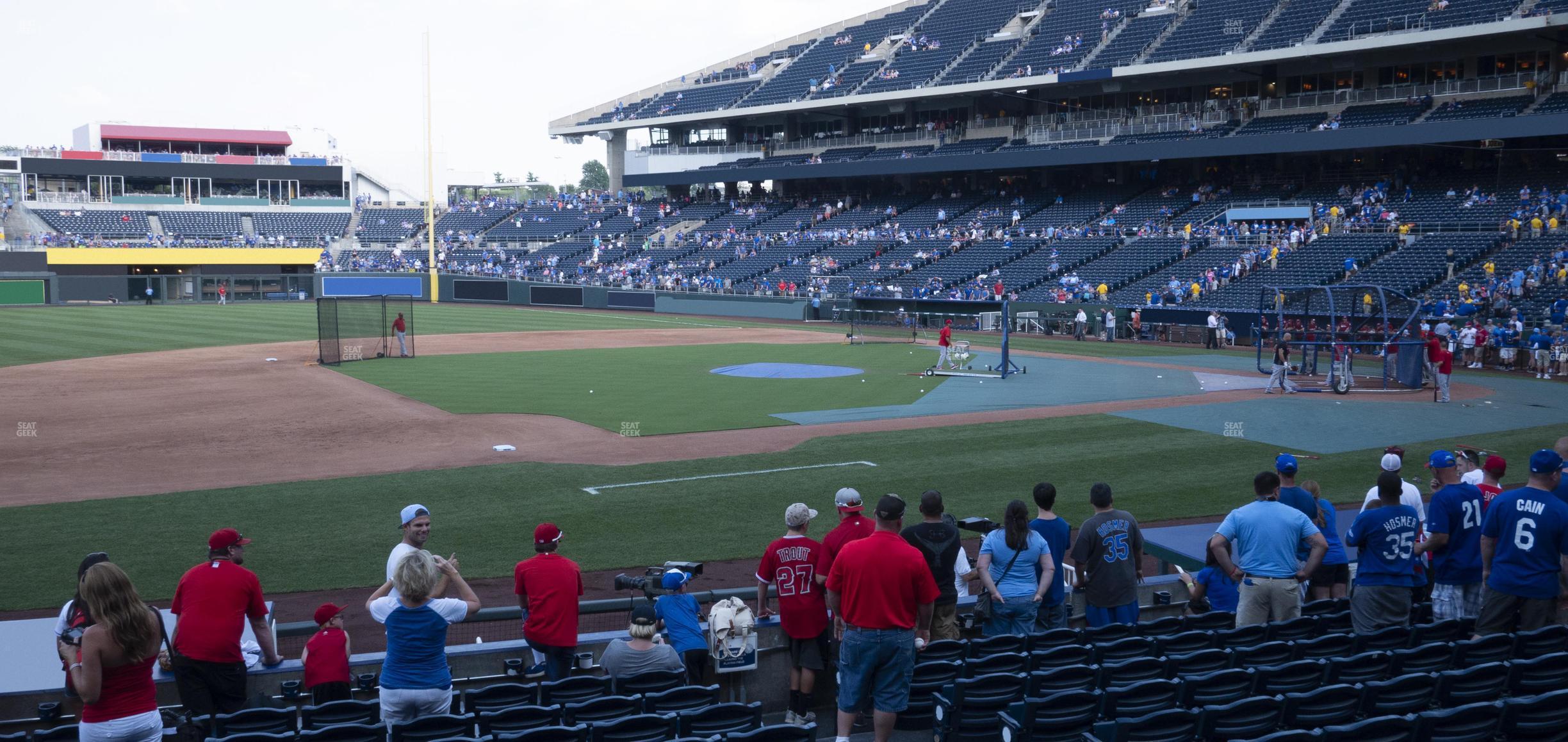 Seating view for Kauffman Stadium Section 118