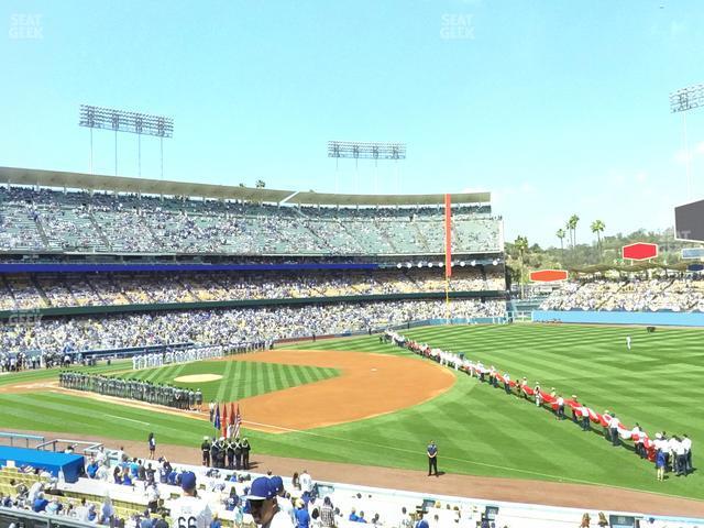 Seating view for Dodger Stadium Section 150 Lg